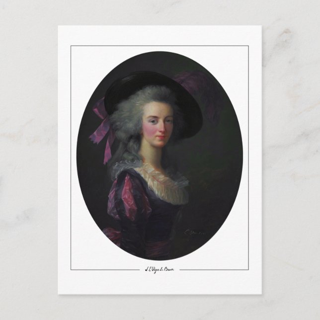 Élisabeth Vigée Le Brun #135 - Fine Art Postcard Postkarte (Vorderseite)