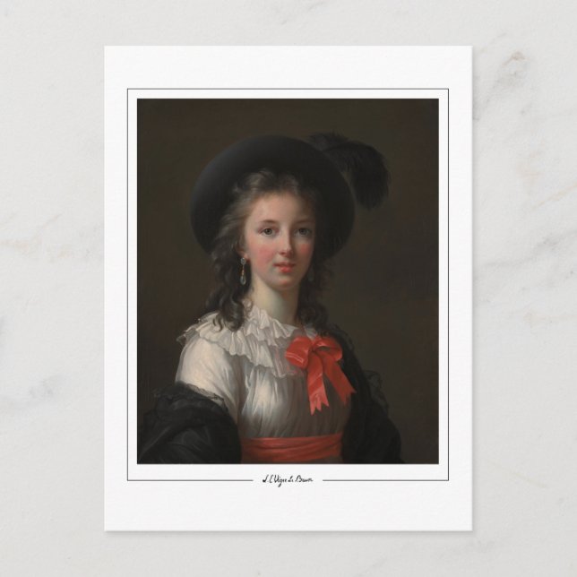 Élisabeth Vigée Le Brun #7 - Fine Art Postcard Postkarte (Vorderseite)