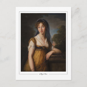Élisabeth Vigée Le Brun #9 - Carte postale d'art f