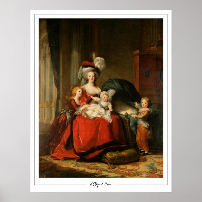 Élisabeth Vigée Le Brun Zedign affiche d'art #12 (Devant)