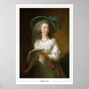 Élisabeth Vigée Le Brun Zedign Affiche d'art #203