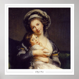 Élisabeth Vigée Le Brun Zedign Affiche d'art #256