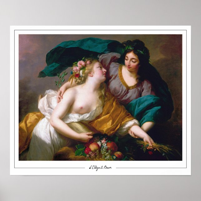 Élisabeth Vigée Le Brun Zedign Art Poster #223 (Vorne)