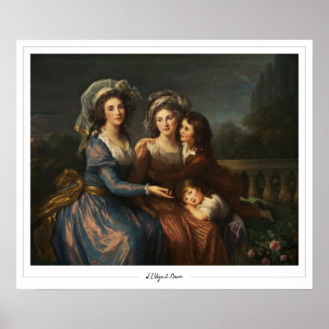 Élisabeth Vigée Le Brun Zedign Poster d'art #11 (Devant)
