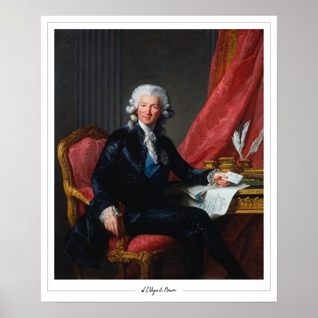 Élisabeth Vigée Le Brun Zedign Poster d'art #3 (Devant)