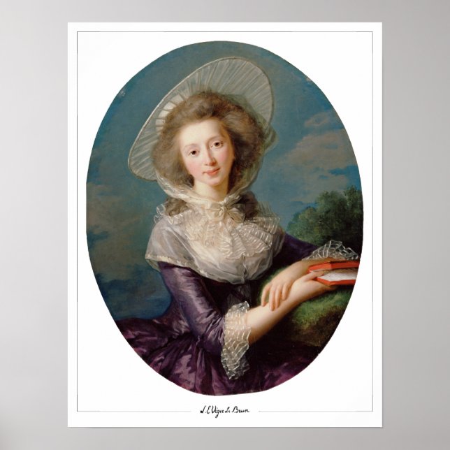 Élisabeth Vigée Le Brun Zedign Poster d'art #6 (Devant)