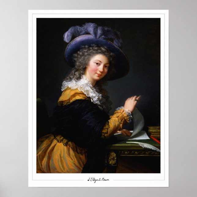 Élisabeth Vigée Le Brun Zedign Poster d'art #8 (Devant)