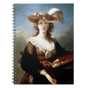 Elisabeth Vigee-Lebrun Selbstportrait Notizblock