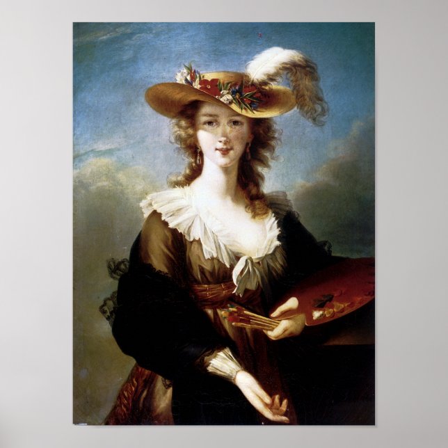 Elisabeth Vigee-Lebrun Selbstportrait Poster (Vorne)