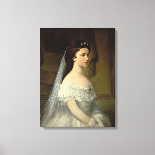 Elisabeth von Bayern , österreichische Kaiserin Leinwanddruck (Vorderseite)