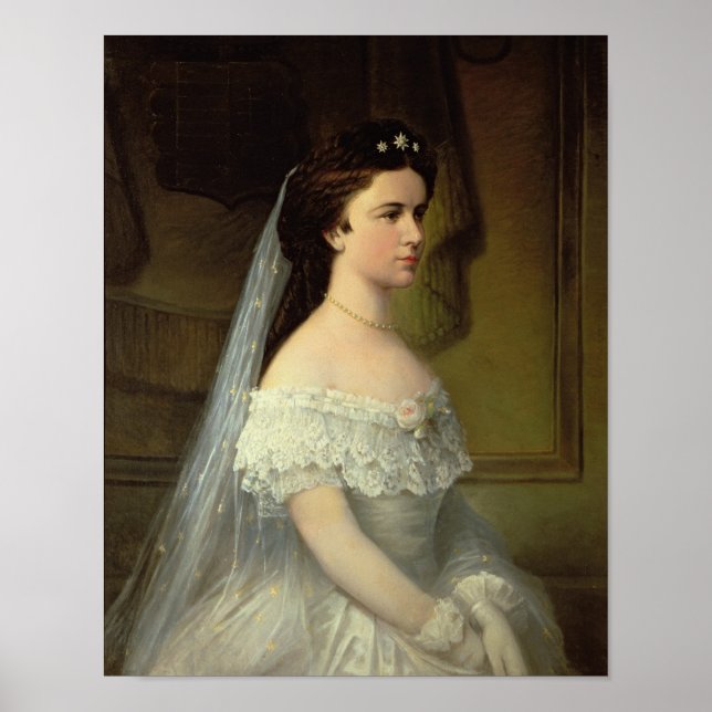 Elisabeth von Bayern , österreichische Kaiserin Poster (Vorne)