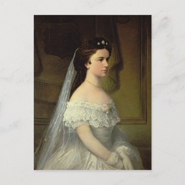 Elisabeth von Bayern , österreichische Kaiserin Postkarte (Vorderseite)
