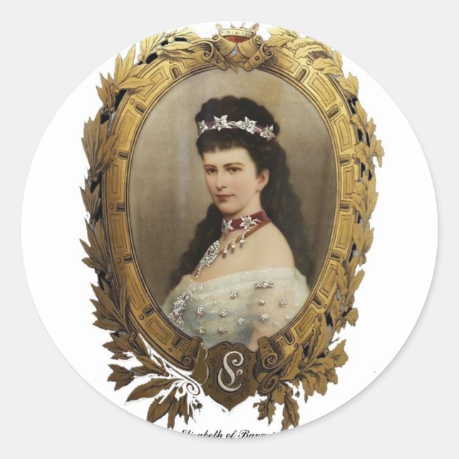 Elisabeth von Bayern Sticker (Vorderseite)