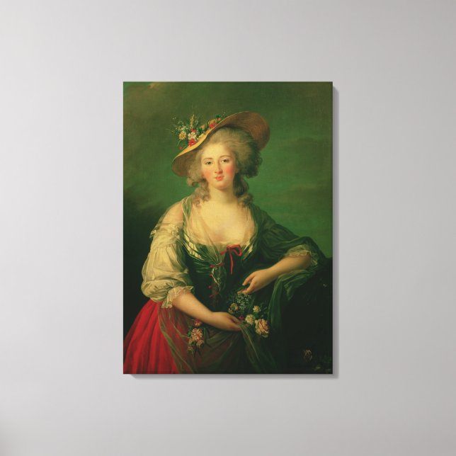 Elisabeth von Frankreich genannt Madame Elizabeth Leinwanddruck (Vorderseite)