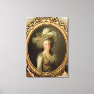 Elisabeth von Frankreich rief Madame Elisabeth an Leinwanddruck