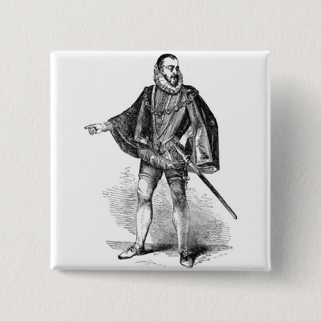 elisabethanische Kostüme Button (Vorderseite)