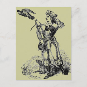 elisabethanische Kostüme Postkarte