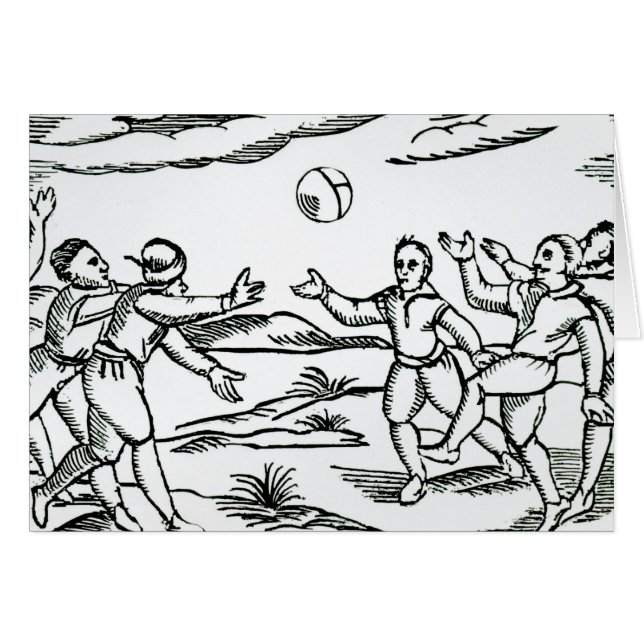 Elisabethanischer Fußball (Vorderseite (Horizontal))