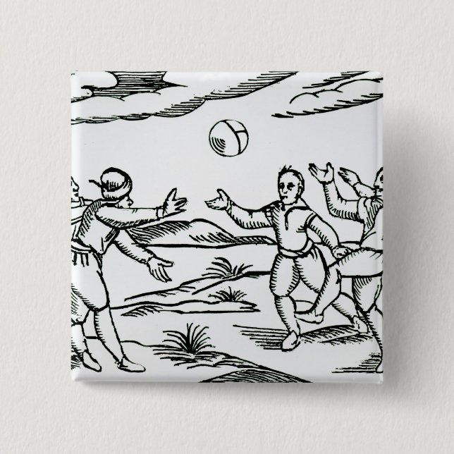 Elisabethanischer Fußball Button (Vorderseite)