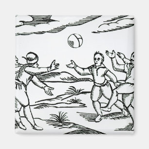 Elisabethanischer Fußball Magnet