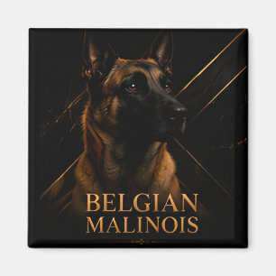 Elite Arbeitskollektion Belgischer Malinois Magnet
