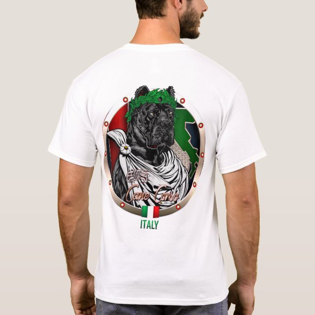 ELITE Cane Corso Römischer Kaiser T-Shirt (Rückseite)