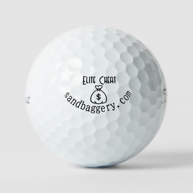 Elite Cheat ProVs Golfball (Vorderseite)