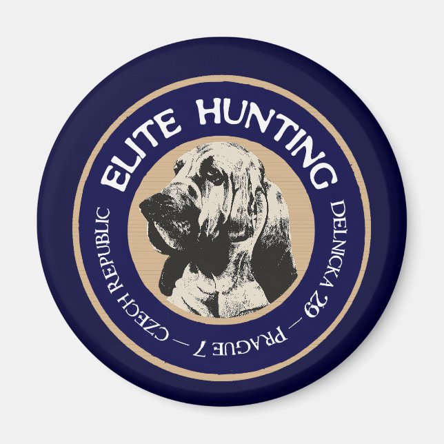 Elite Hunting Hostel Magnet (Vorne)