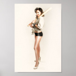 Elite mit Fledermaus Poster