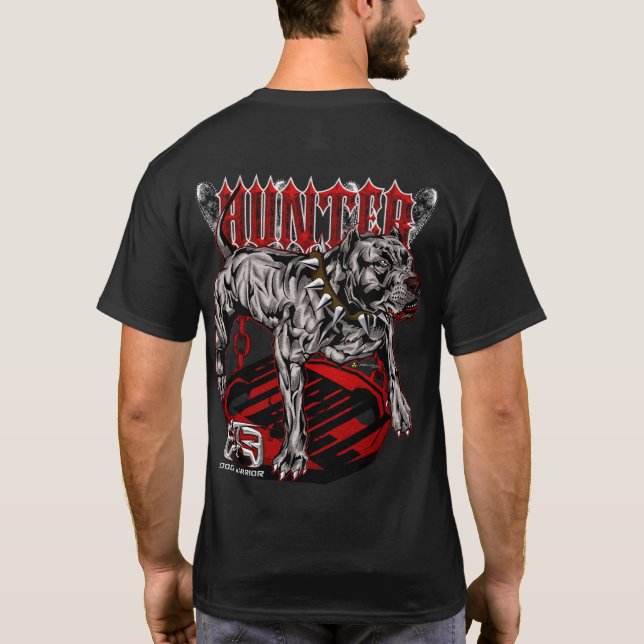 Elite-PitBull-Jäger T-Shirt (Rückseite)