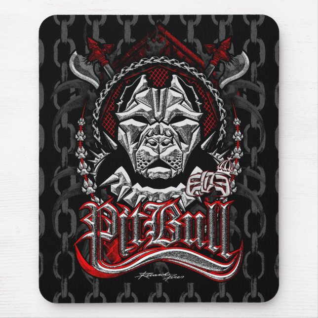 ELITE PITBULL MARKENLOGO MOUSEPAD (Vorne)
