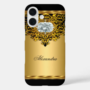Elite Regale Gold Schwarz Verzierte Diamant Juwel title_seo2