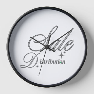 Elite-Silber-Schrift Executive-Schwarzwanduhr Uhr