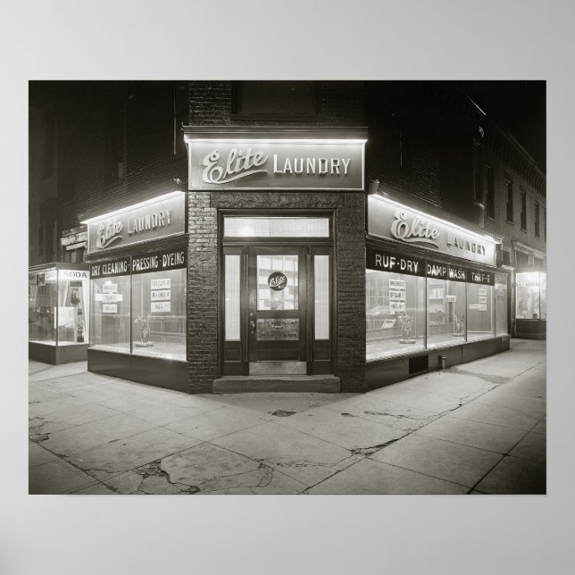 Elite Wäsche, 1928. Vintages Foto Poster (Vorne)