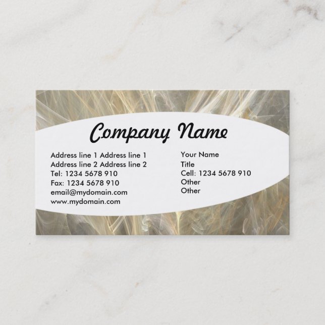 Elitistisch - Fraktal Visitenkarte (Vorderseite)