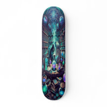 "Elixier der Elemente: Alchemist Labrador Skateboa