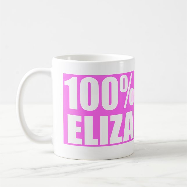 Eliza Name Kaffeetasse (Links)