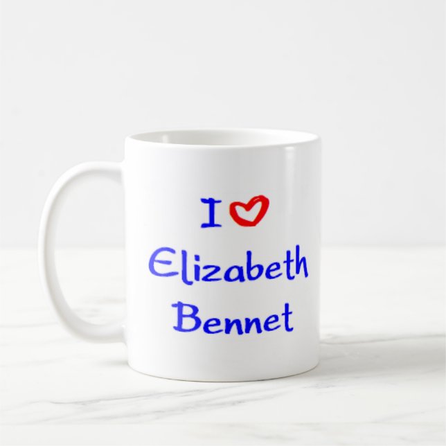 elizabeth bennet kaffeetasse (Links)