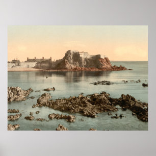 Elizabeth Castle, St Heliers, Archivdruck Poster
