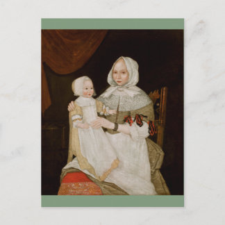 Elizabeth Clarke Freake et Baby Mary - Carte posta
