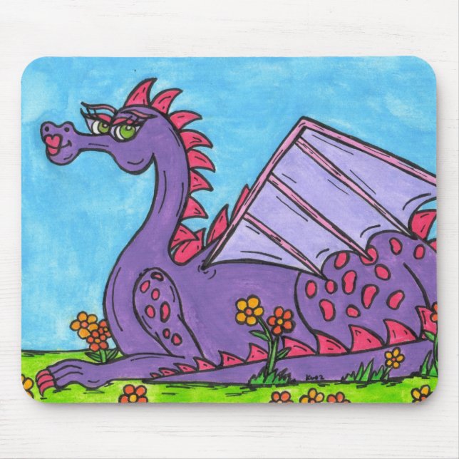 Elizabeth der Drache Mousepad (Vorne)