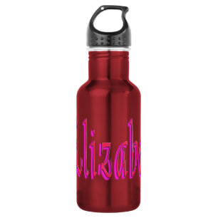 Elizabeth Girls Name Logo, Edelstahlflasche