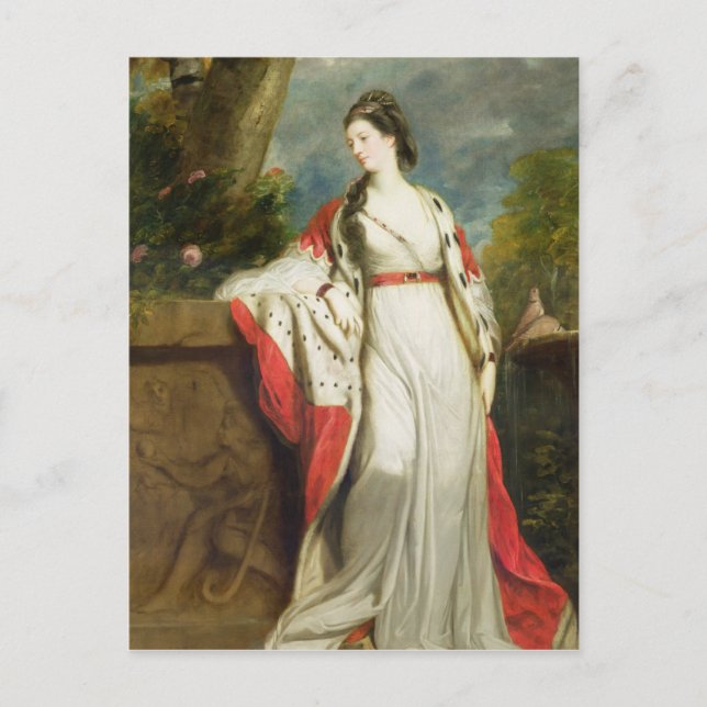 Elizabeth Gunning, Herzogin von Hamilton und Herzo Postkarte (Vorderseite)