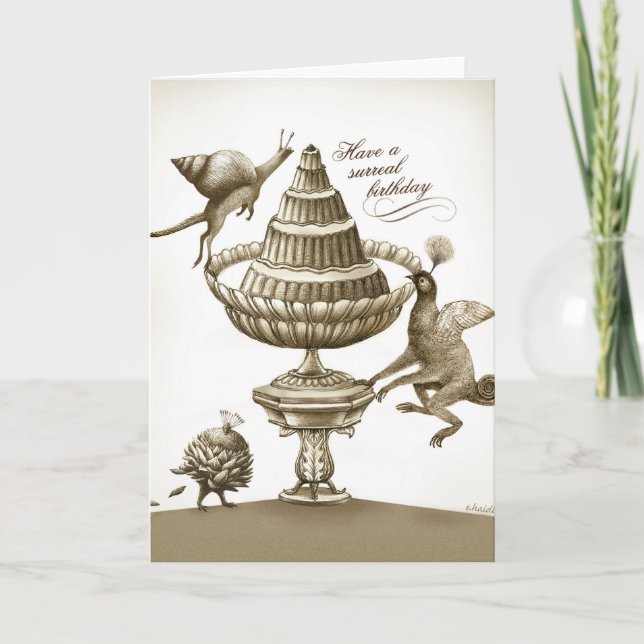 Elizabeth Haidle Birthday Card Karte (Vorderseite)