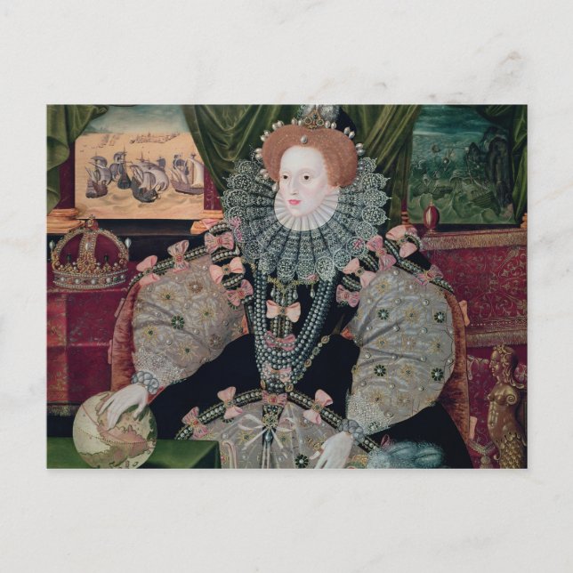 Elizabeth I., Armada Portrait, c.1588 Postkarte (Vorderseite)