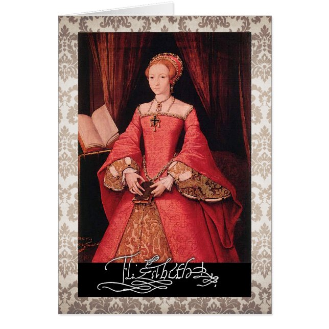 Elizabeth I comme princesse (Devant)