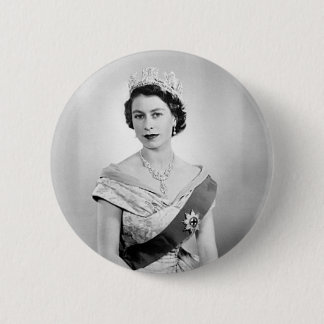 Elizabeth II-Königin von England Button