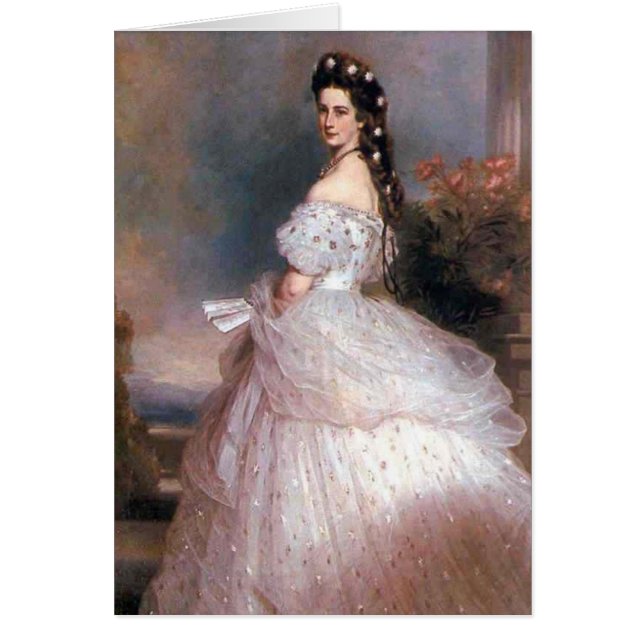Elizabeth, impératrice de l'Autriche, 1865 (Devant)