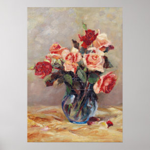 Elizabeth J. Grafin von Attems Stilllife mit Ros Poster