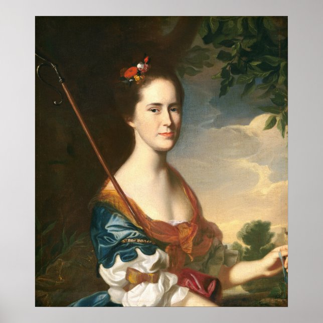 Elizabeth Otis - John S. Copley Poster des beaux-a (Devant)